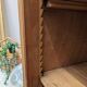 Vintage glass hosiery cabinet