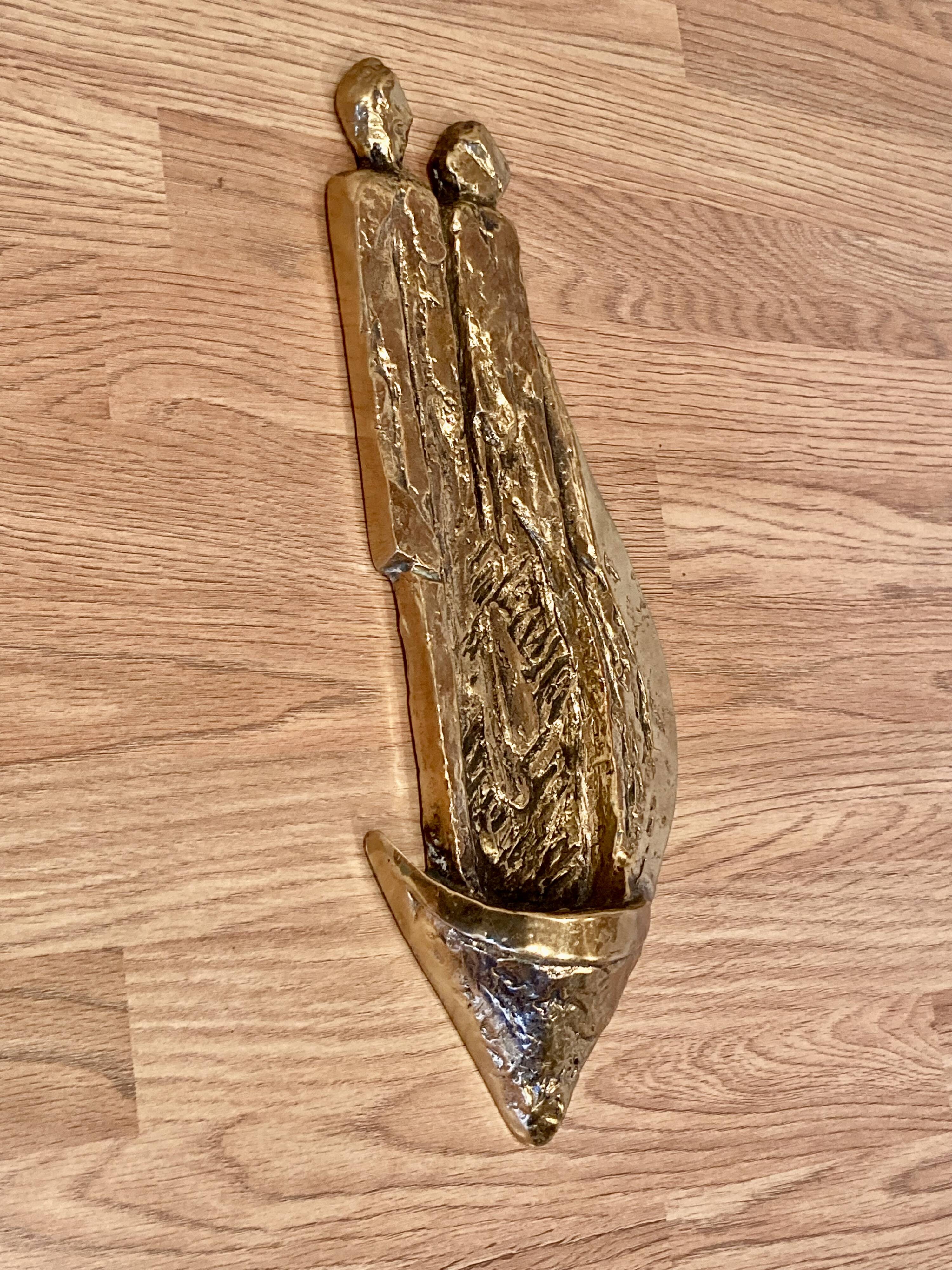 Large sculpture / candle holder "Scandinavian Design 1950".