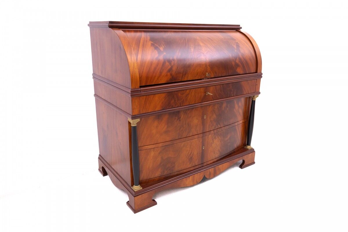 Antique bureau with storage compartments, Northern Europe, ca. 1880. After renovation.