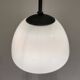 Antique opaline pendant light, 1930s