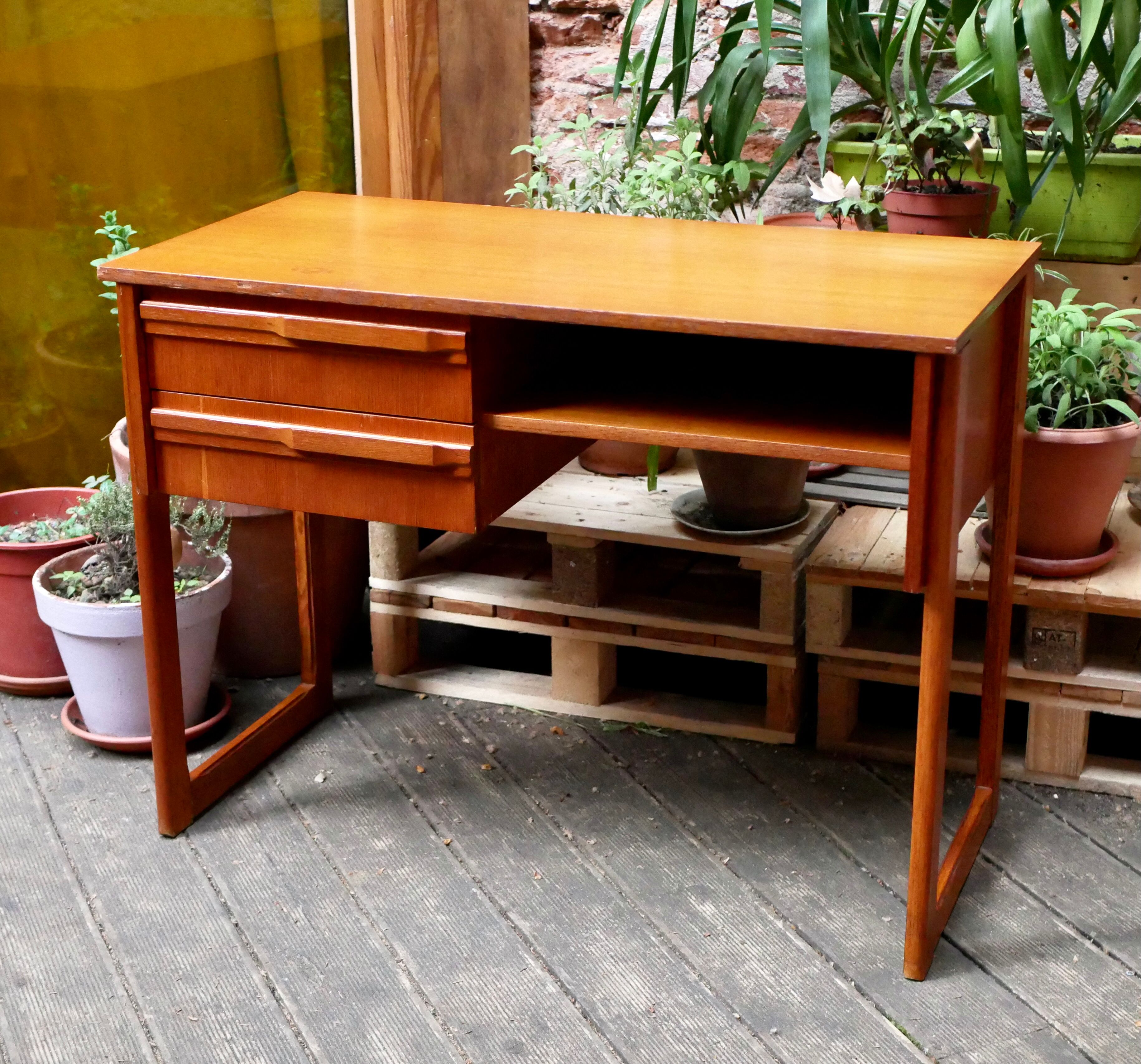 Oak desk from the 60s