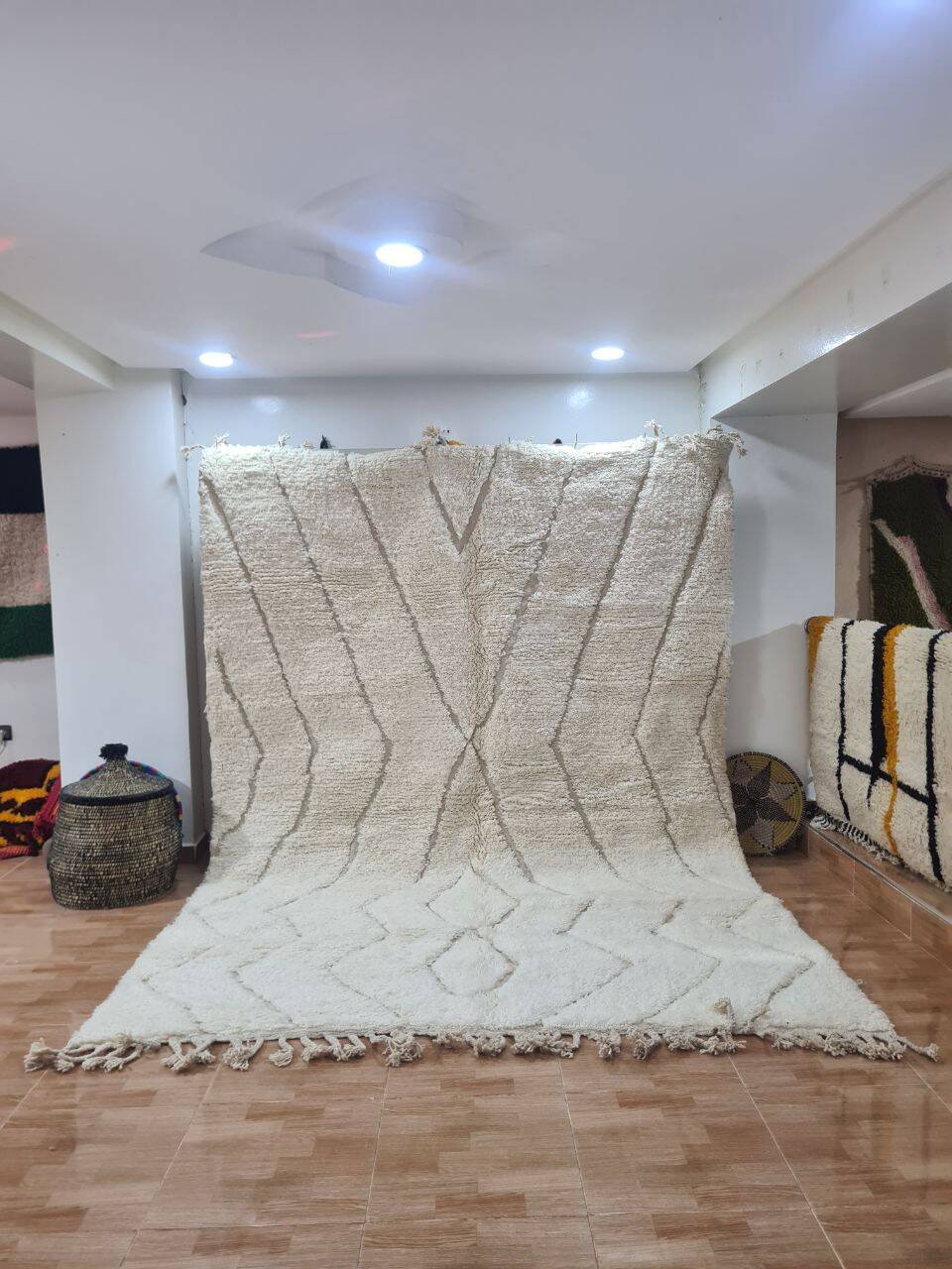 Handmade Beni Ouarain rug 300x200 cm