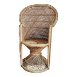 Fauteuil Emmanuelle en osier