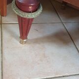 Louis XVI style sideboard with 3cm marble top and matching round table