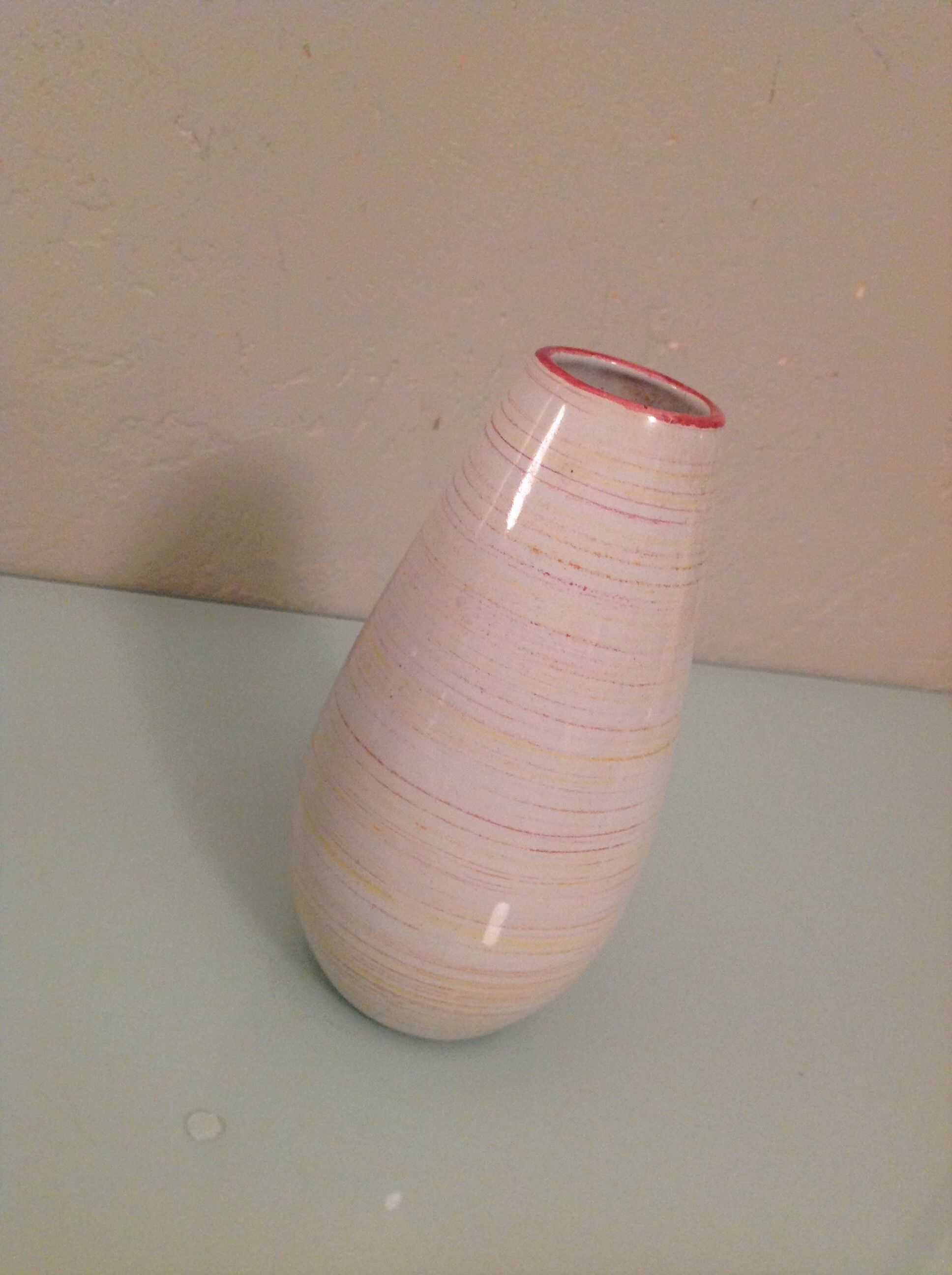 Tulip vase soliflore ceramic west germany, vintage years 60-70