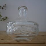 Soliflore vase in glass pattern fish and jellyfish