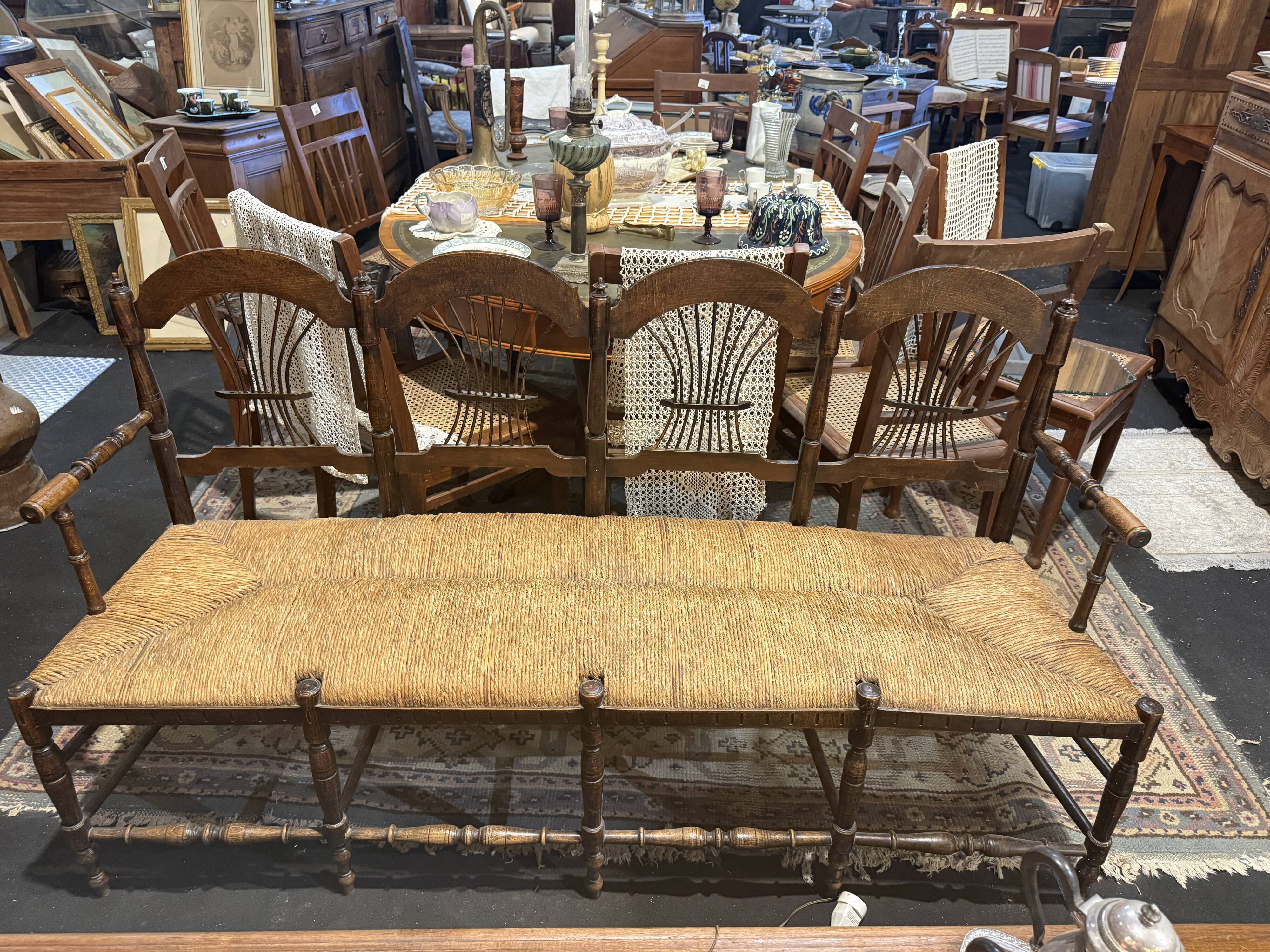 Radassière banquette 3 places provencale