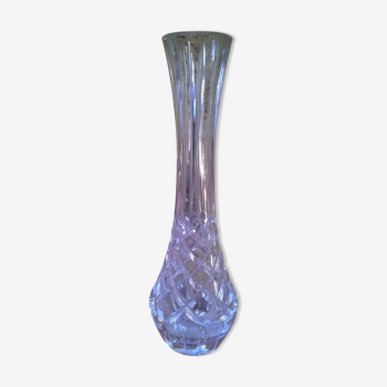 Vase en cristal taillé de bohême