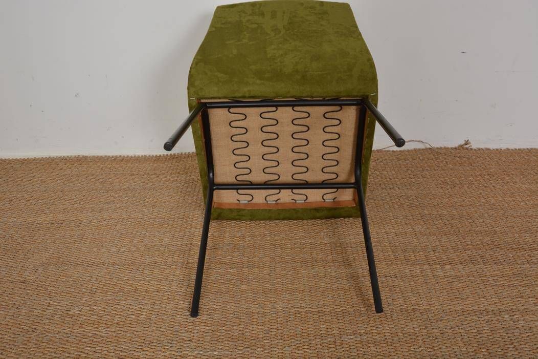 Set of 6 Paulin chairs model CM 145 produced by Meubles TV in 1954