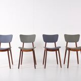 Set de 4 chaises Roger Landault modèle "6517"