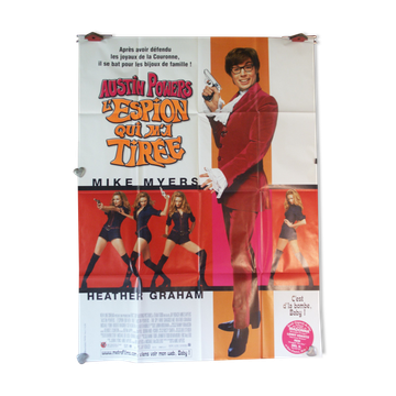 Austin powers 160 x 120 original folded poster
