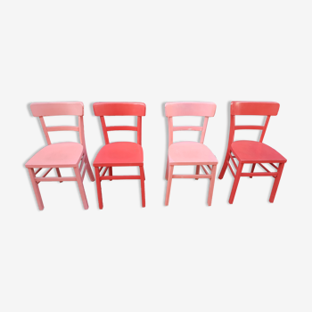 Lot de 4 chaises de bistrot