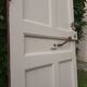 Old exterior entrance door solid H225xW86cm solid wood