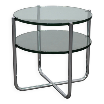 Table d'appoint Bauhaus modèle 425 par Dutch Originals, années 1990.