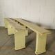 Paire de bancs en bois