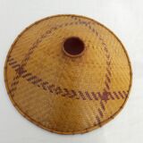 Wicker lampshade