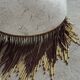 Vintage fringe beaded suspension