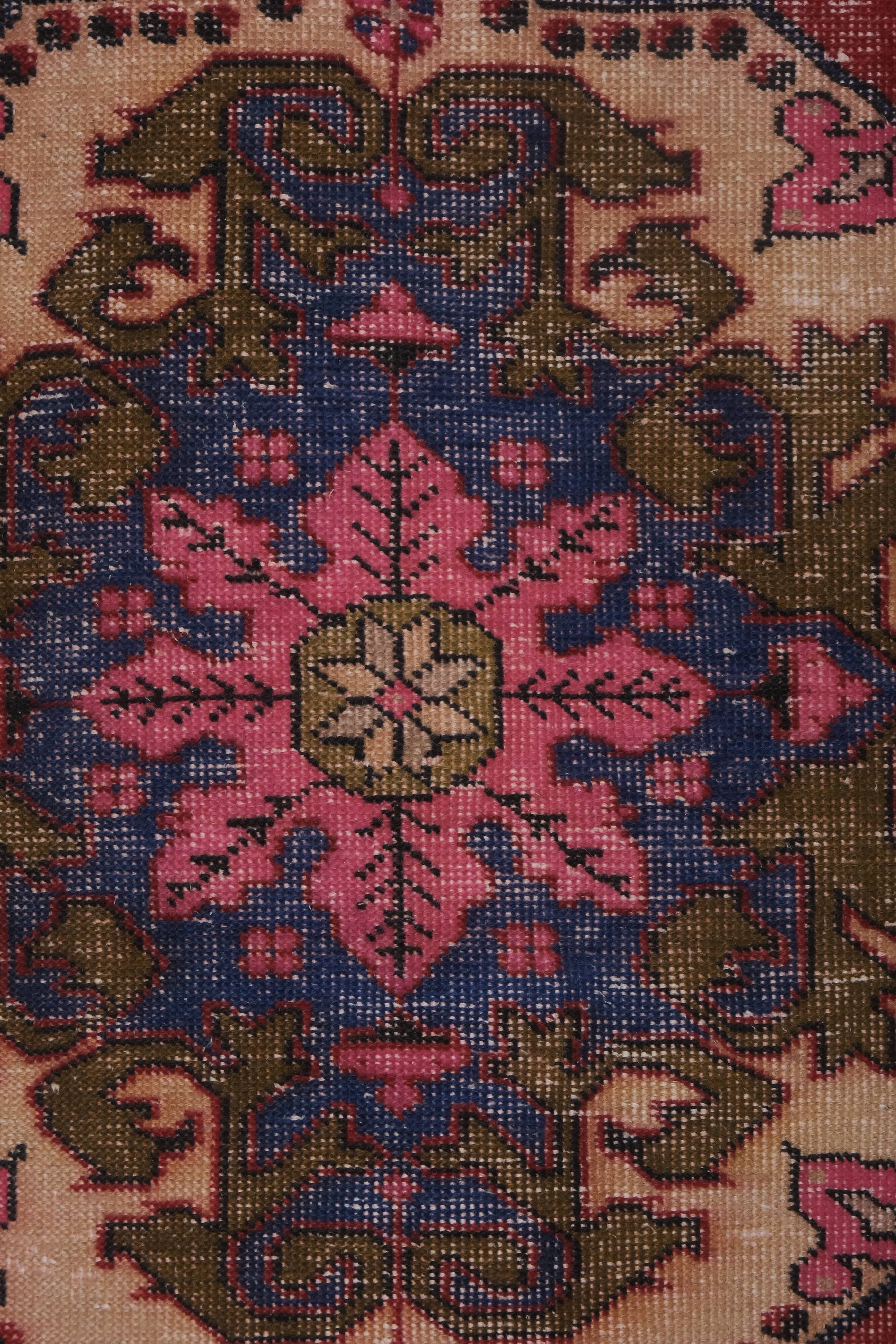 Tapis turc de Oushak, tissé à la main 135x220 cm