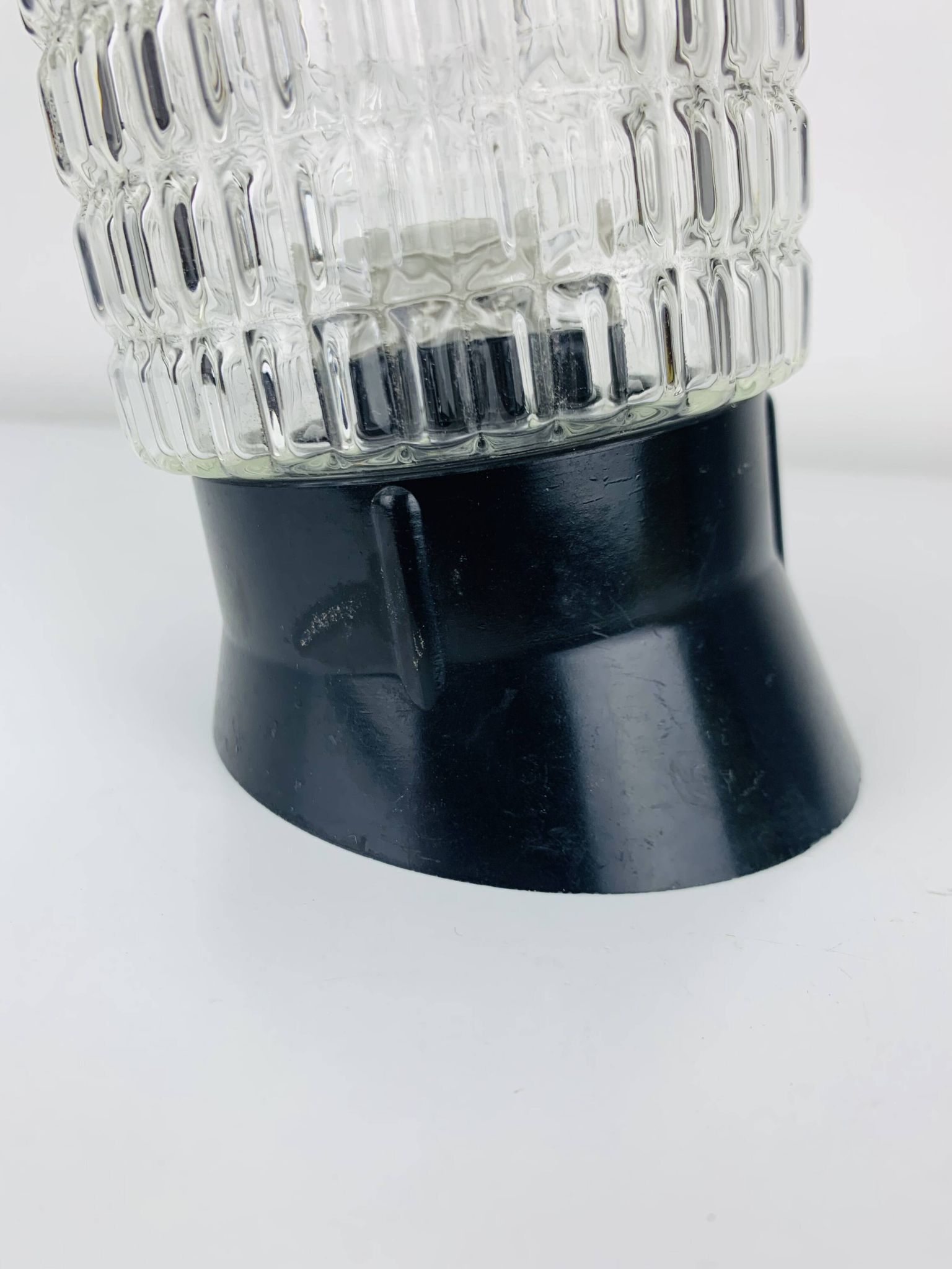 Arno vintage molded glass wall lamp, 1960s