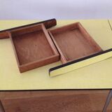 Yellow formica table