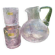 Carafe and glasses crystal glassworks of the popes
