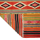 Anatolian handmade kilim rug 270 cm x 171 cm