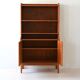 Scandinavian teak bookcase with hinged doors