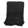 Hand-woven blanket 100% pure black llama wool