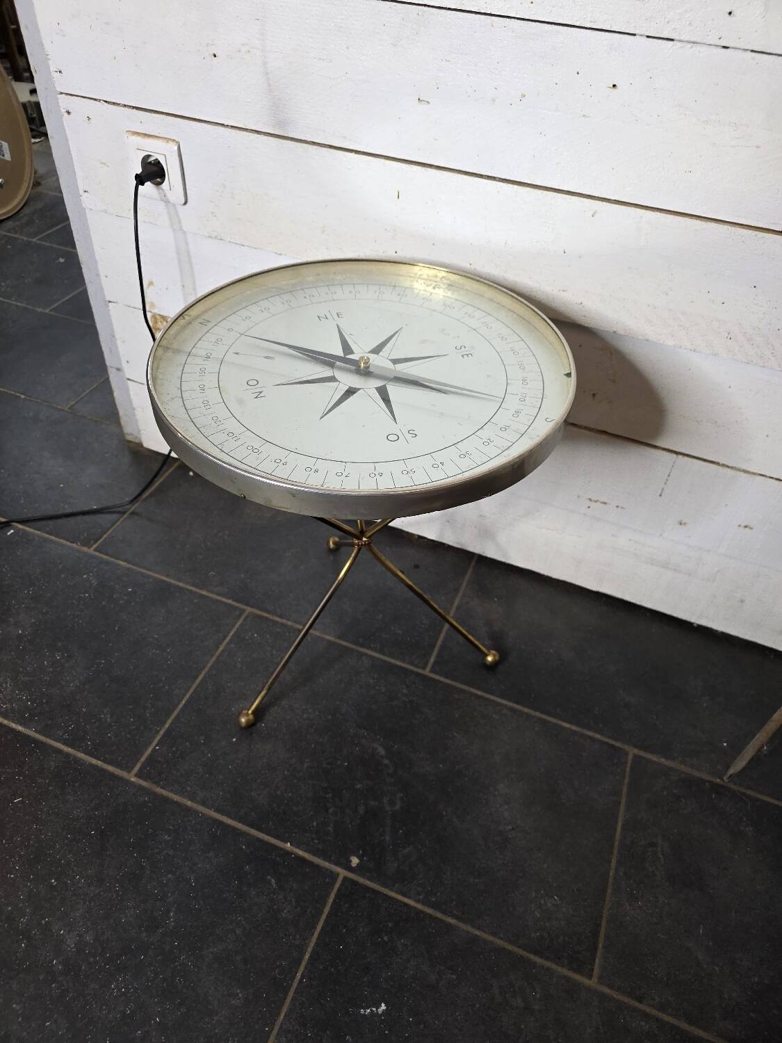 compass coffee table, 1960