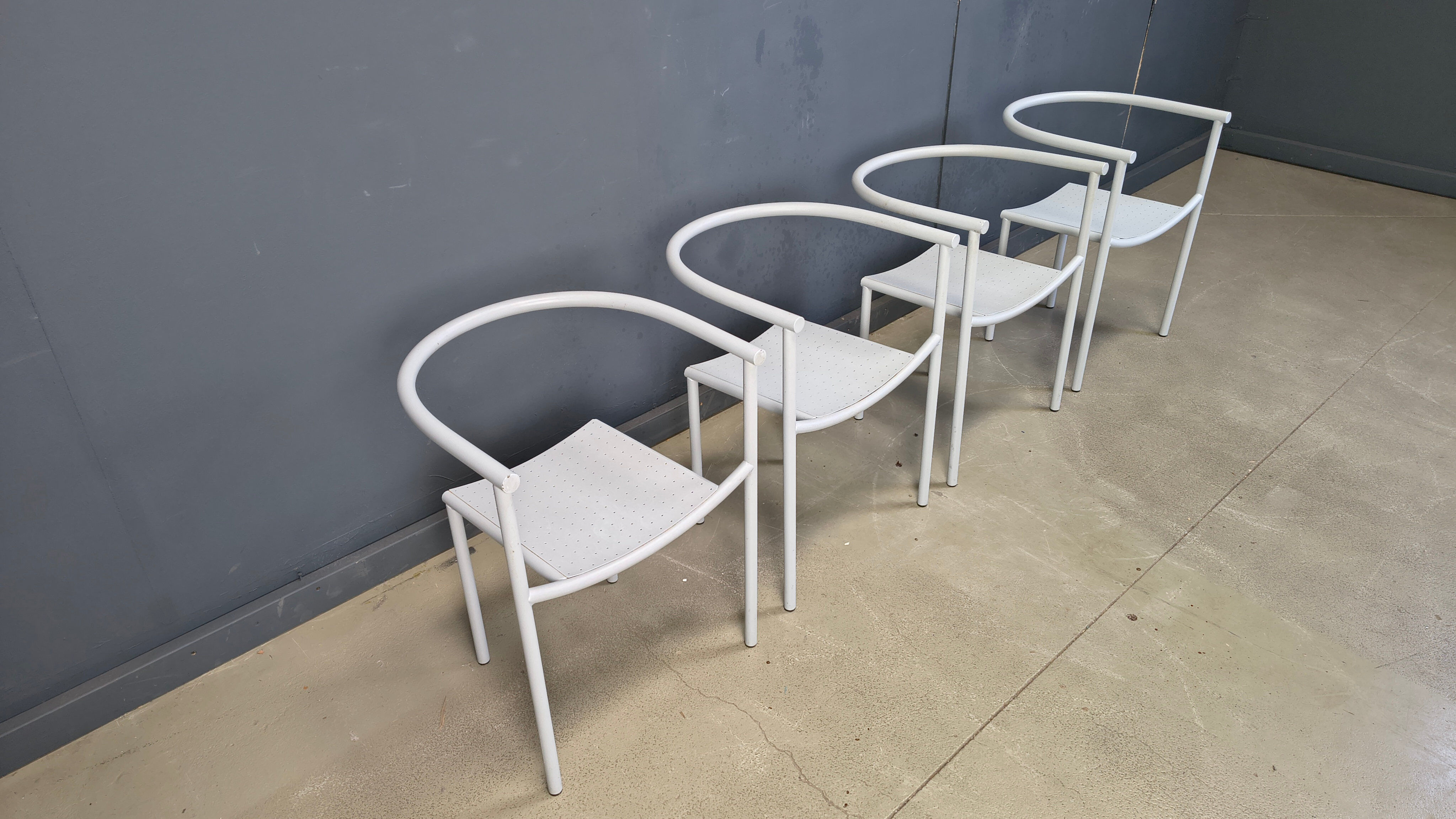 Vintage Von Vogelsang chairs by Starck for Driade, 1980s