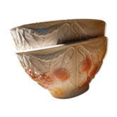 Duo of slurry bowls by Salins