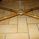 Bronze coffee table and black glass