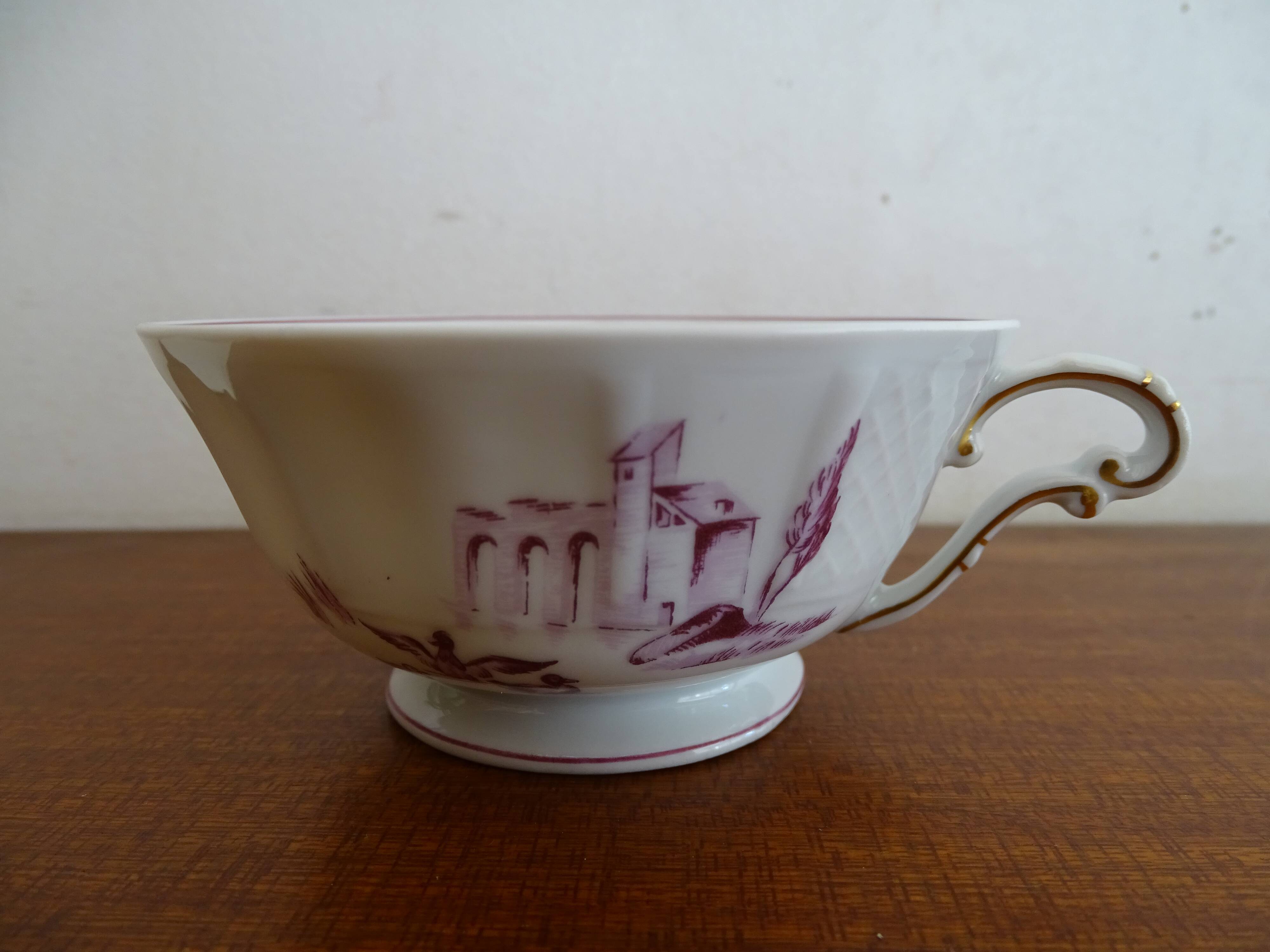 Porcelain coffee service Limoges Bernardaud & Cie - 6 people