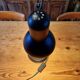 Vintage black metal desk lamp