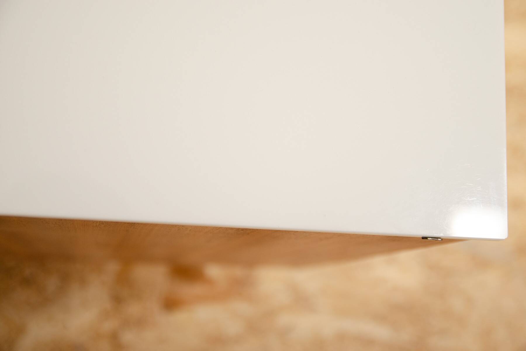 Table de nuit du milieu du siècle entièrement rénovée par Mojmír Požár, années 1960, Tchécoslovaquie