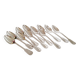 Ercuis silver-plated cutlery set, 11 forks and 11 spoons