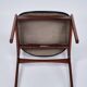 Set of six dining chairs – Erik Buch – Model OD 49 – Rosewood and black leather – O.D. Furniture – 1950s