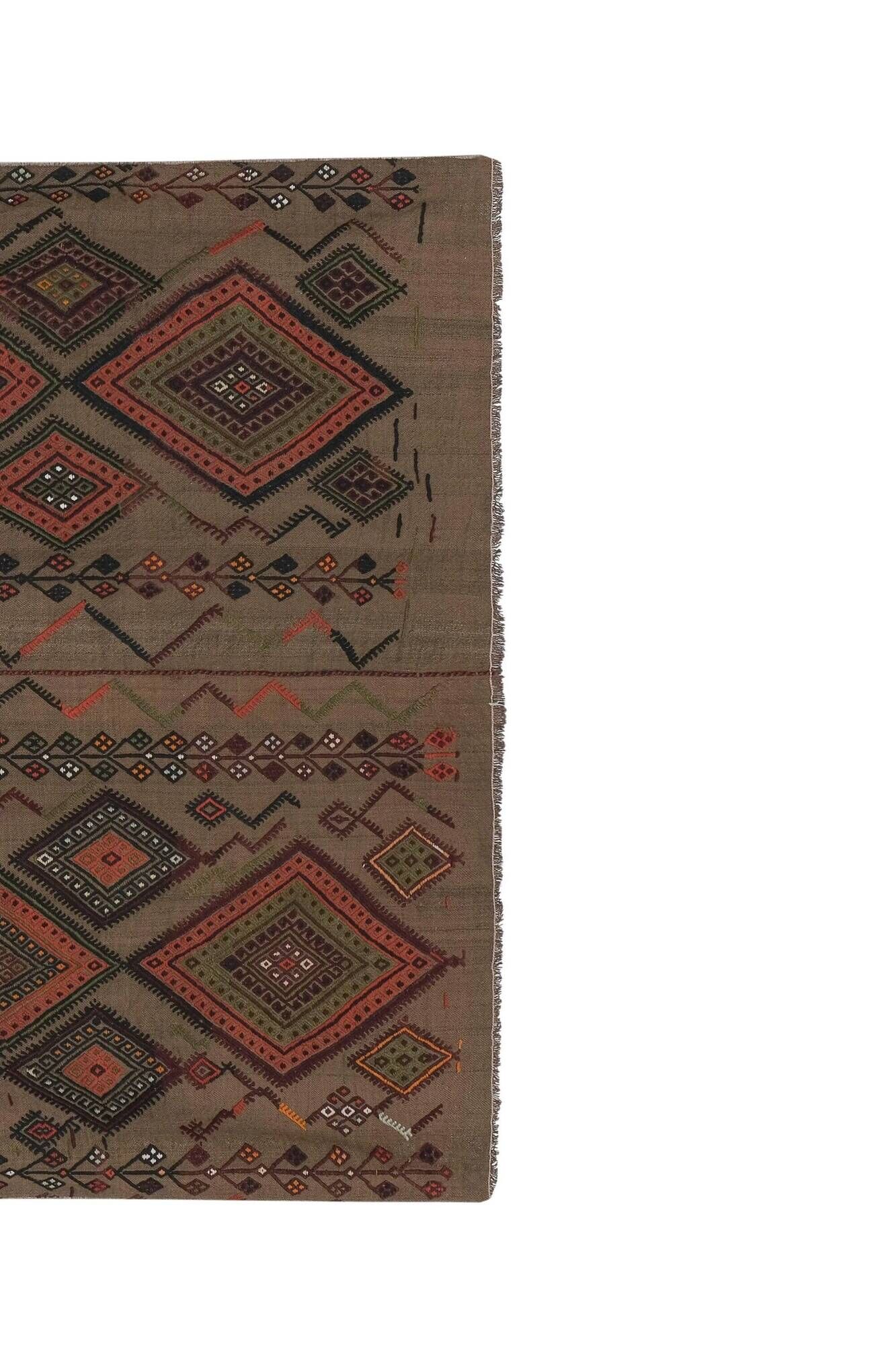 Vintage Turkish kilim handwoven 159x185 cm