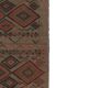 Vintage Turkish kilim handwoven 159x185 cm