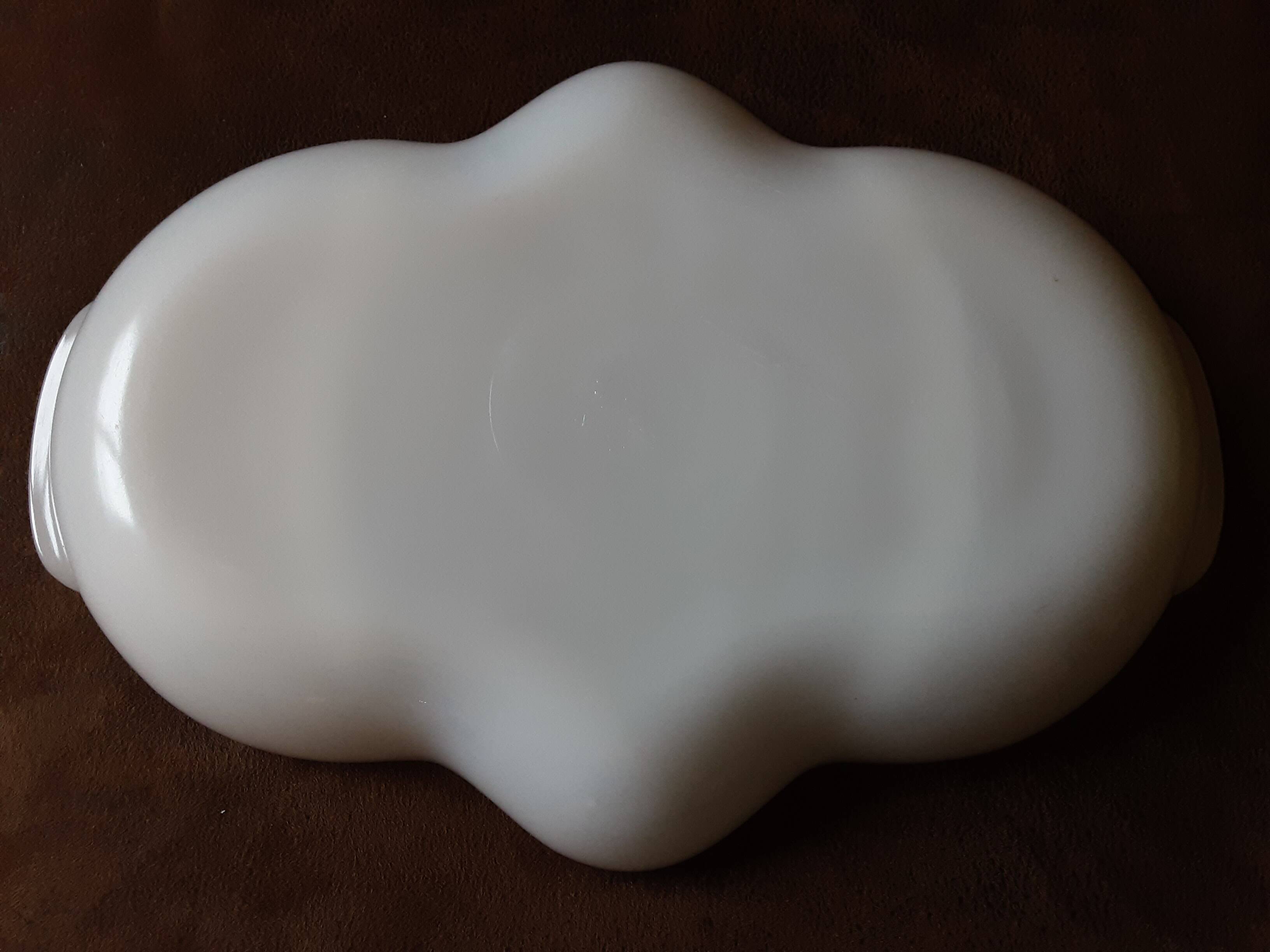 Oven Fire King ware opaline compartment dish