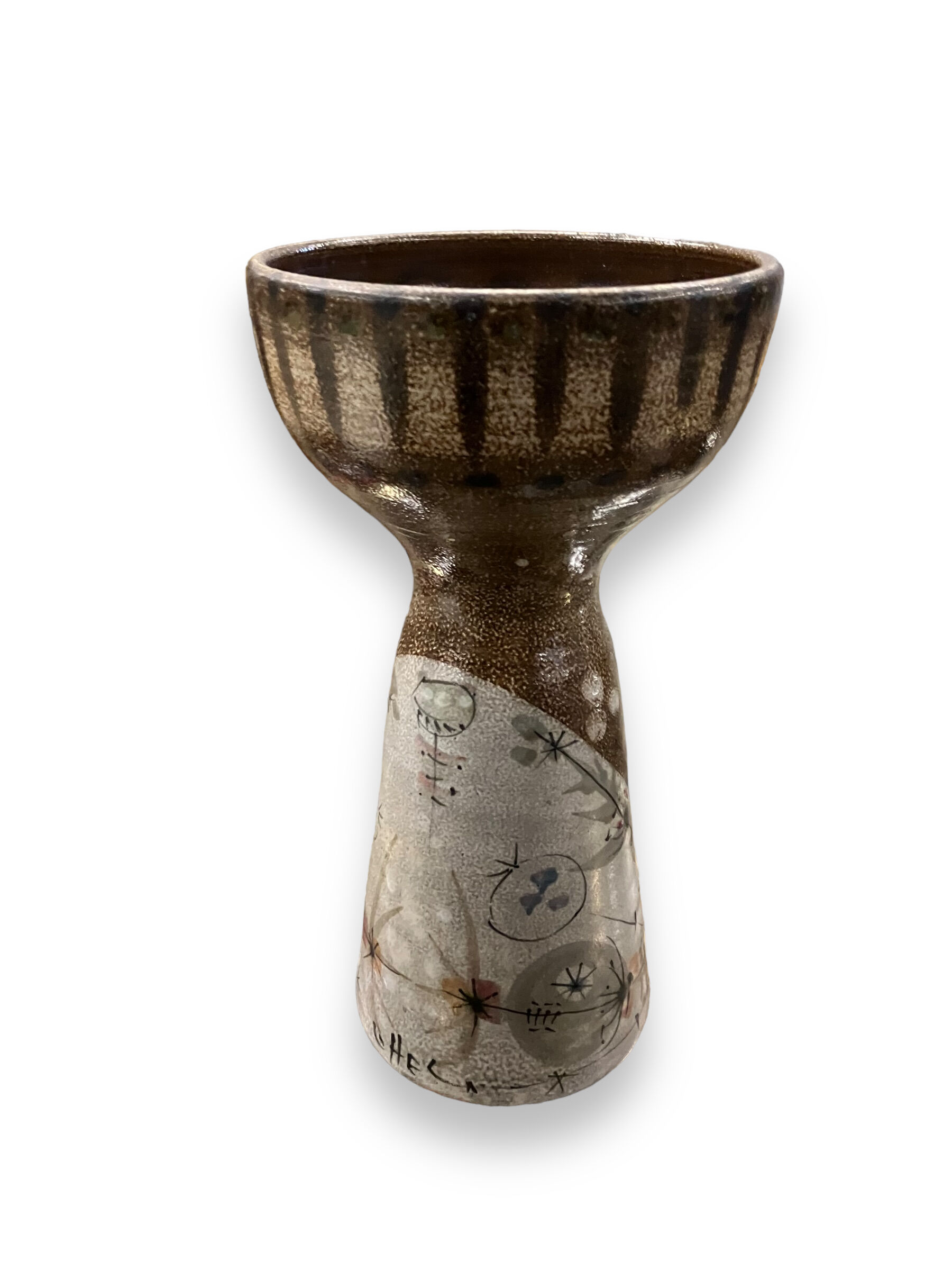 Stoneware vase by andré l'helguen for keraluc