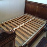 Lit bateau acajou Louis Philippe