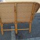 Wicker bench