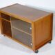 Buffet audio pour meuble phonographe design danois en teck, années 1960