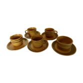 Sarreguemines sandstone coffee service