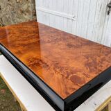 N1 coffee table in vintage 70s elm burl
