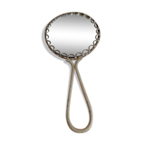 Brass hand mirror