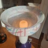 Italian lamp in Murano glass to table