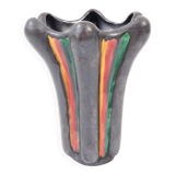 Multicolored vase from the 1960s