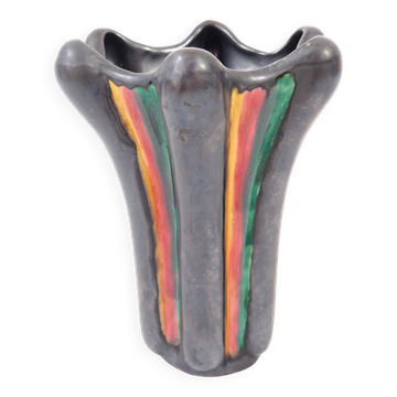 Vase multicolore années 1960
